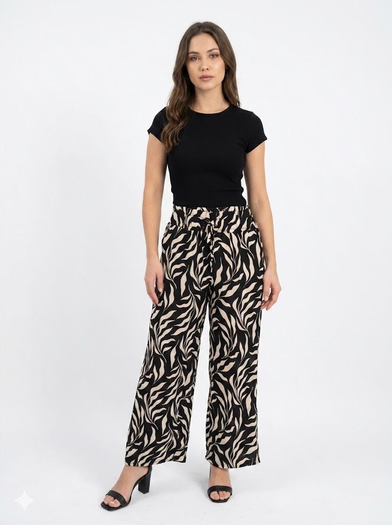 PALAZO LINO ESTAMPA - M01009