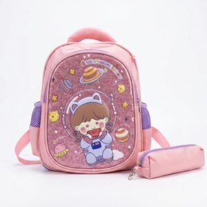 MOCHILA JARDIN 3D CON CARTUCHERA DISEÑOS VARIOS