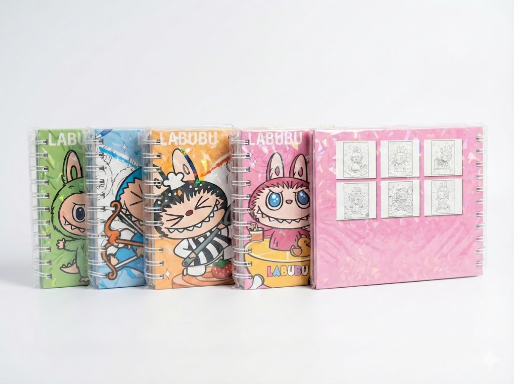 LIBRETA PARA COLOREAR LABUBU