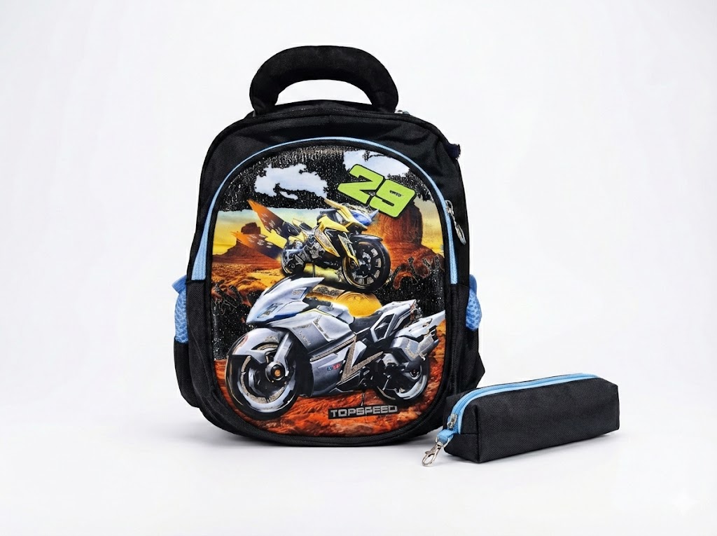 MOCHILA JARDIN 3D CON CARTUCHERA DISEÑOS VARIOS - Imagen 5