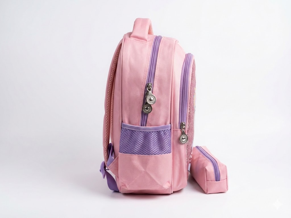 MOCHILA JARDIN 3D CON CARTUCHERA DISEÑOS VARIOS - Imagen 2