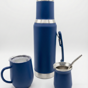 Combo Térmico Premium 3-en-1: Termo 1.2L + Mate + Taza Coffee