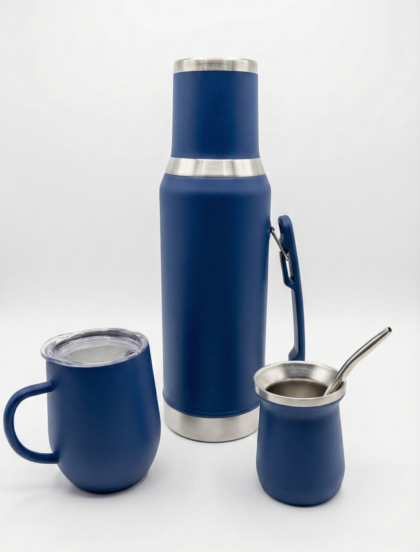 Combo Térmico Premium 3-en-1: Termo 1.2L + Mate + Taza Coffee
