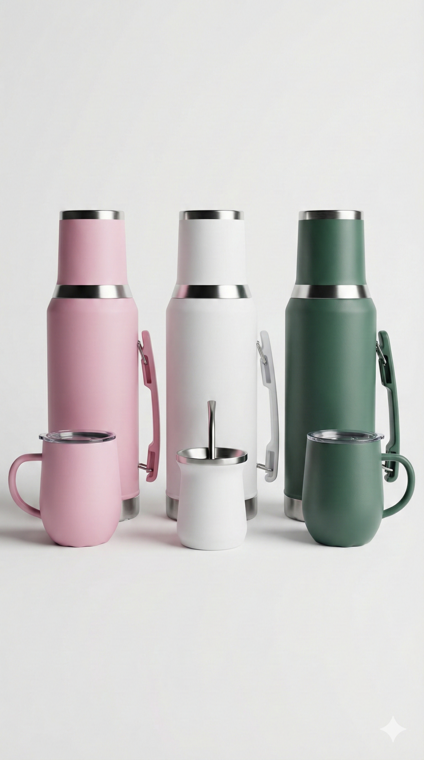 Combo Térmico Premium 3-en-1: Termo 1.2L + Mate + Taza Coffee - Imagen 9