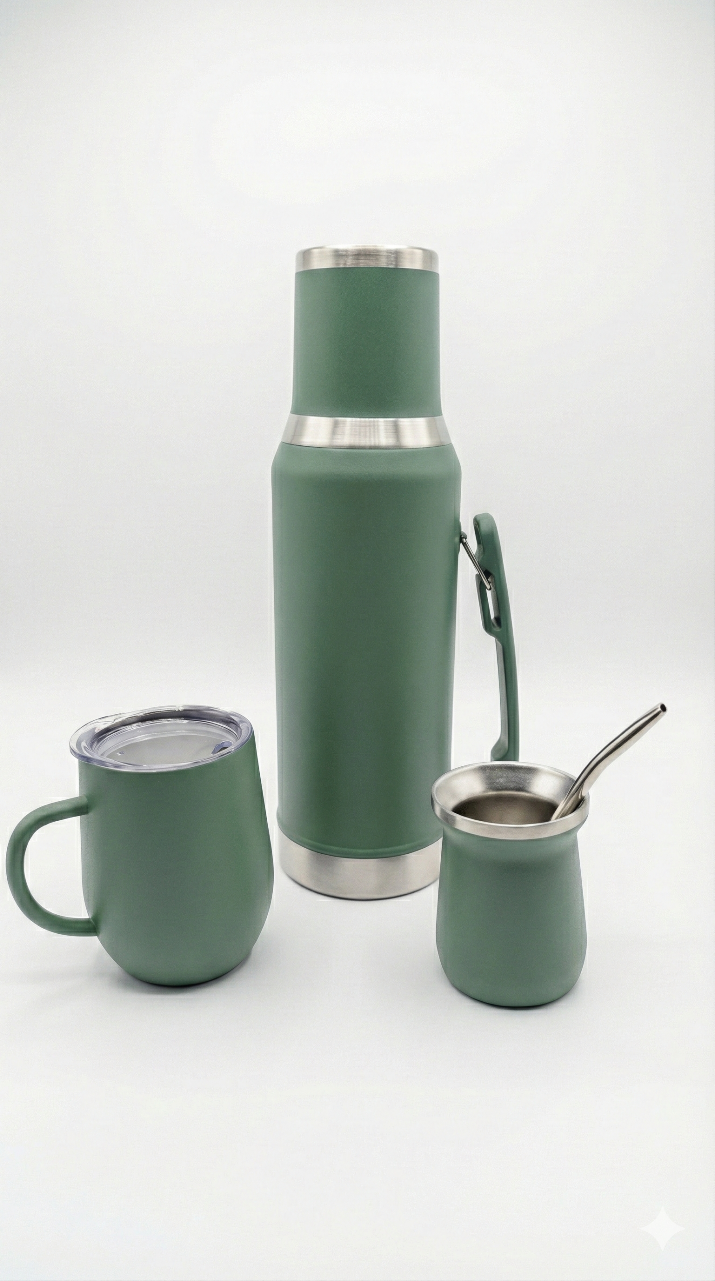 Combo Térmico Premium 3-en-1: Termo 1.2L + Mate + Taza Coffee - Imagen 4