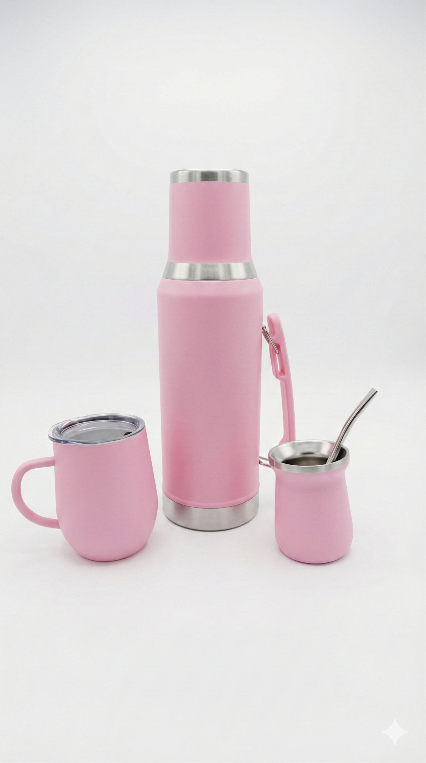 Combo Térmico Premium 3-en-1: Termo 1.2L + Mate + Taza Coffee - Imagen 2