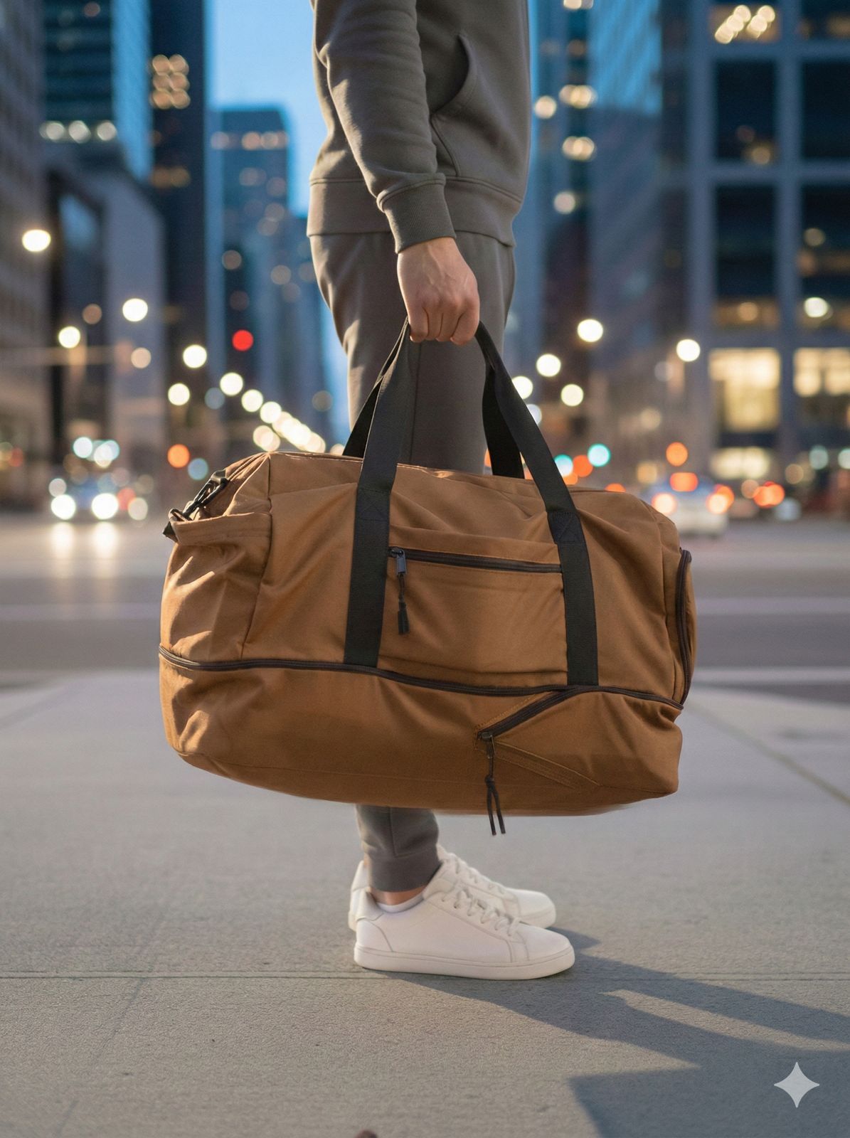 Bolso Expandible "Versa-Duffel": Estilo Urbano con Capacidad Ajustable
