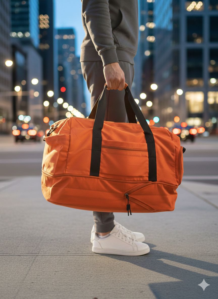 Bolso Expandible "Versa-Duffel": Estilo Urbano con Capacidad Ajustable - Imagen 2