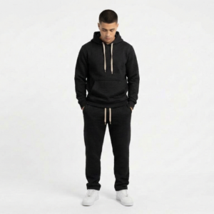 Conjunto Hombre Hoodie Y Jogger Texturado Premium