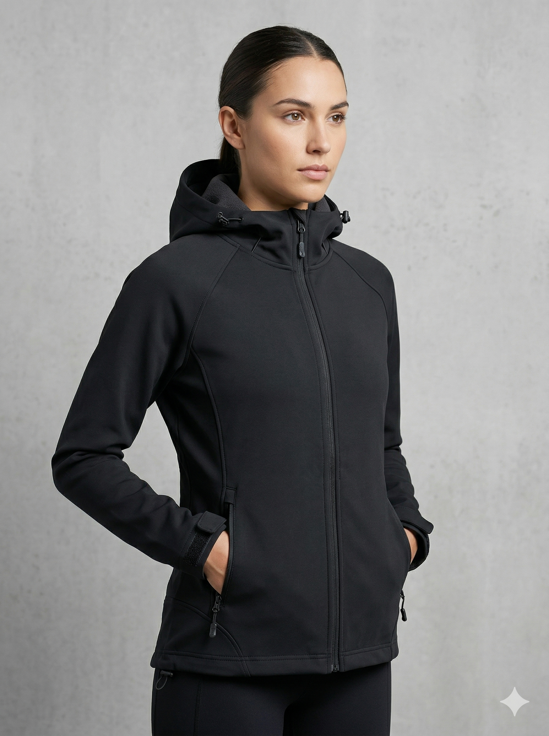 Campera Neoprene Mujer con Capucha