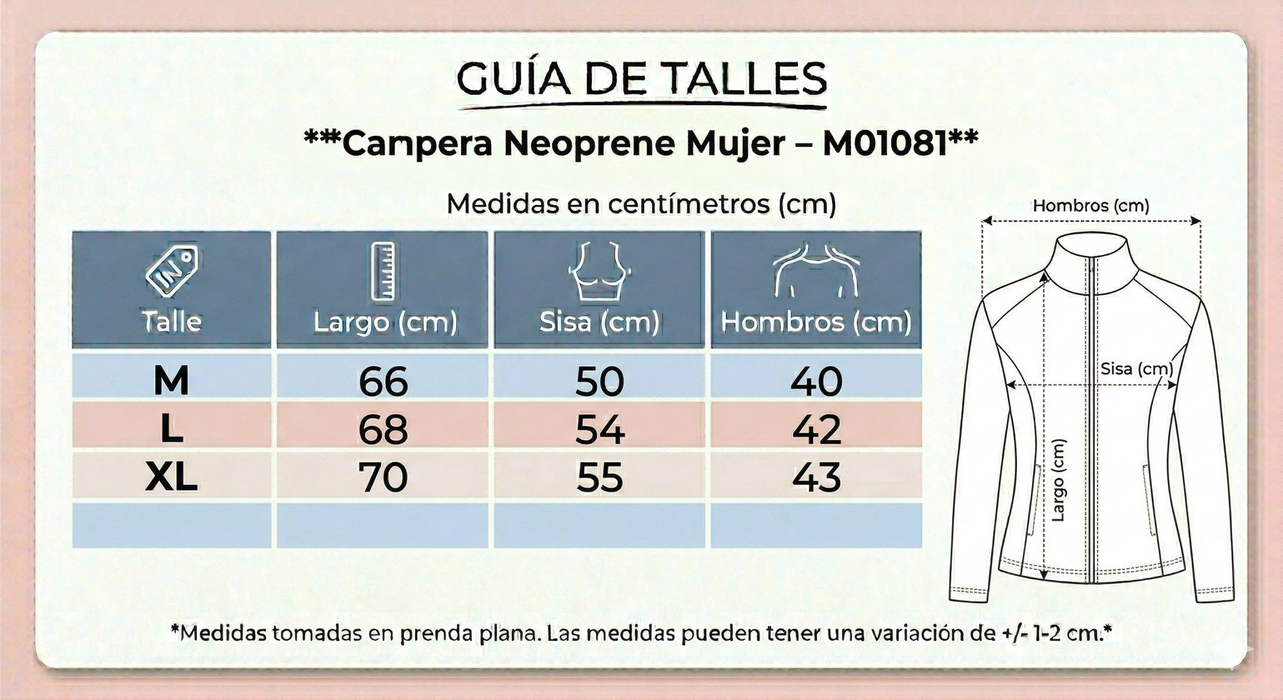 Campera Neoprene Mujer con Capucha - Imagen 4