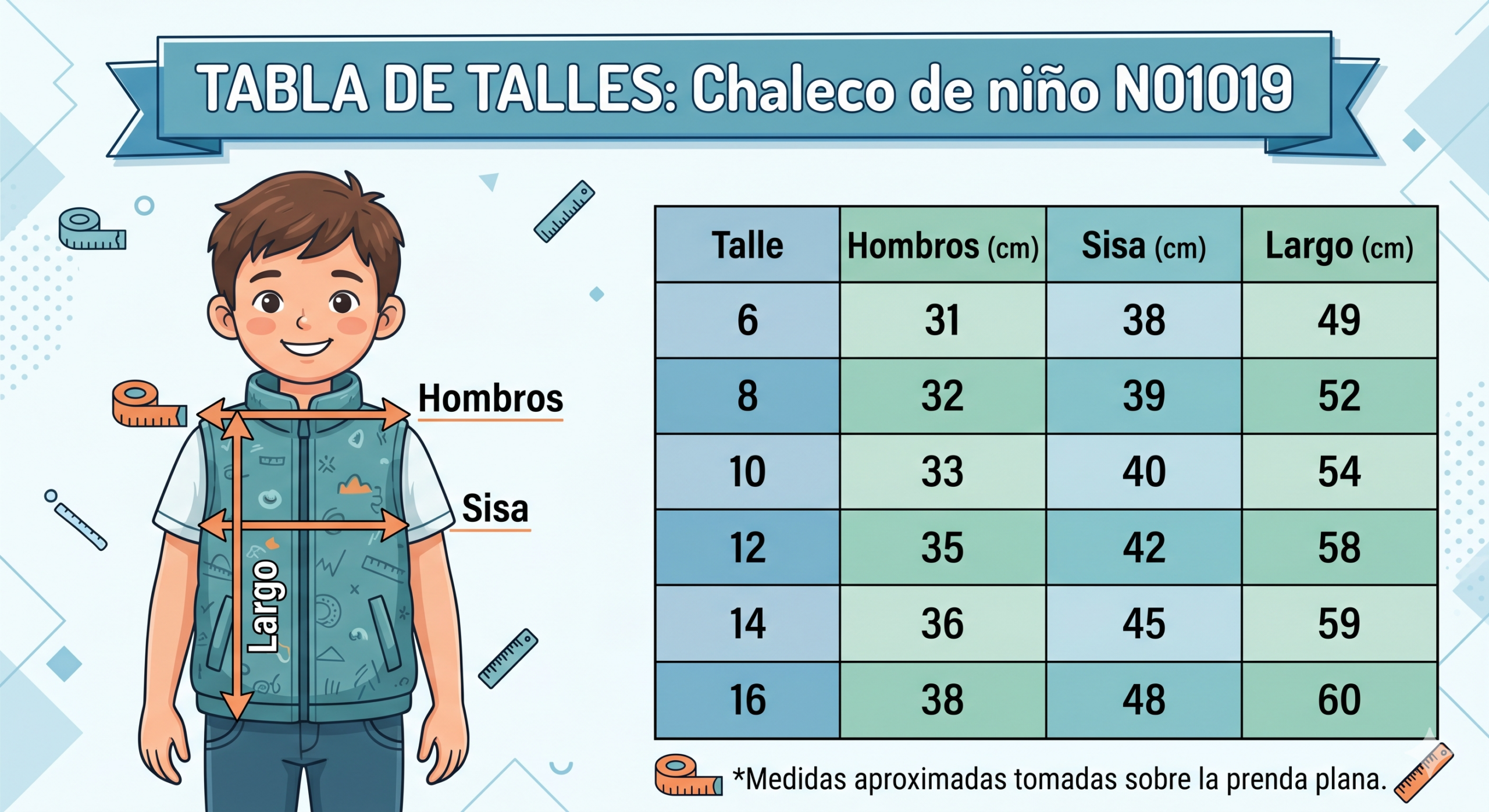 Chaleco Puffer Infantil Unisex - Imagen 4