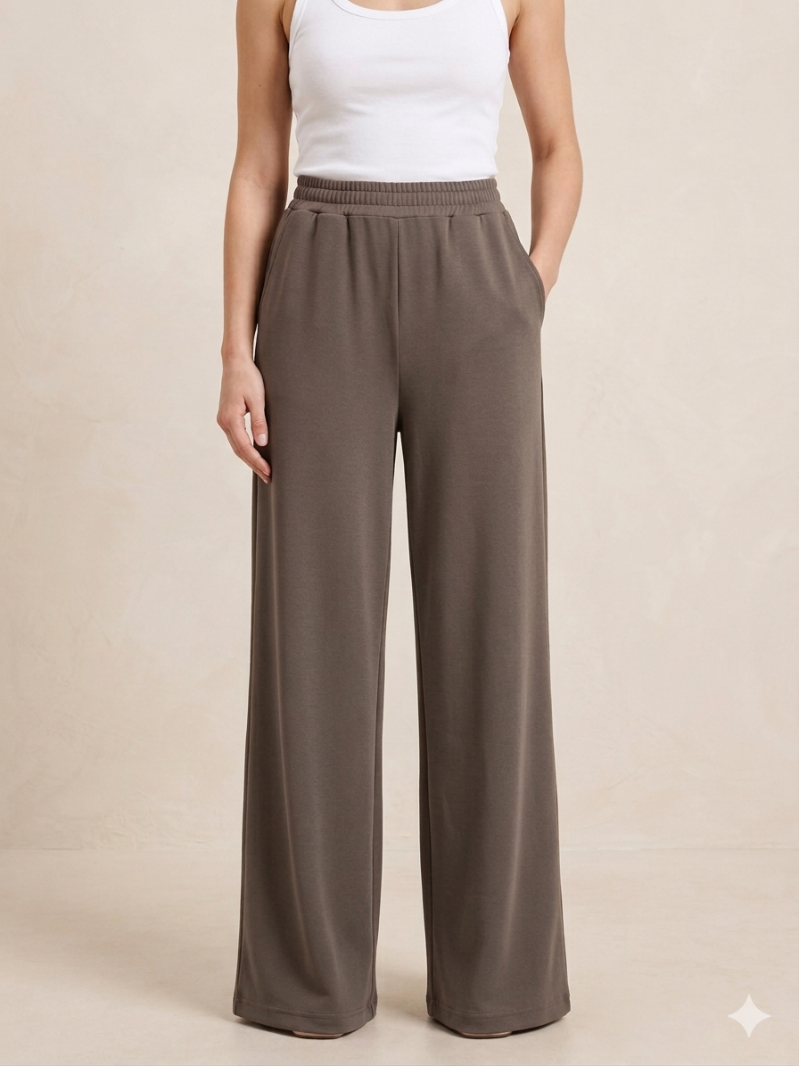 Pantalón Darlon Mujer Tipo Palazo Cintura Elastizada - Imagen 3