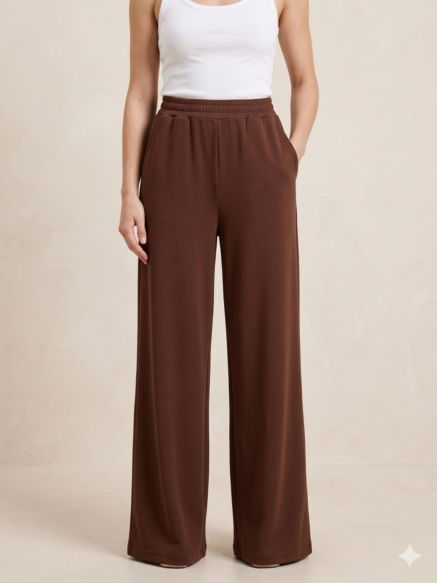 Pantalón Darlon Mujer Tipo Palazo Cintura Elastizada - Imagen 2