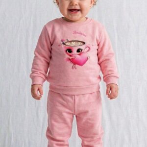 Conjunto Algodón Bebé Jogger Y Buzo Estampado