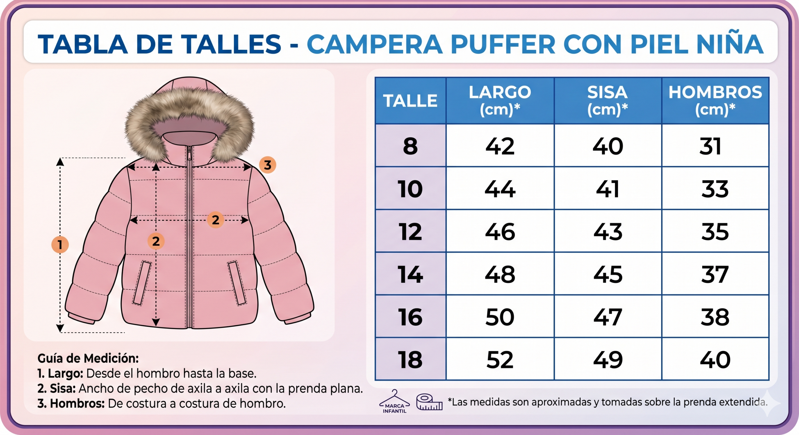 Campera Puffer Niña con Piel - Capucha Desmontable Premium - Imagen 5