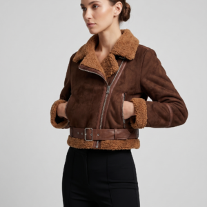 Campera Gamulán "Aviador Premium" – Chaqueta de Gamuza con Interior de Corderito