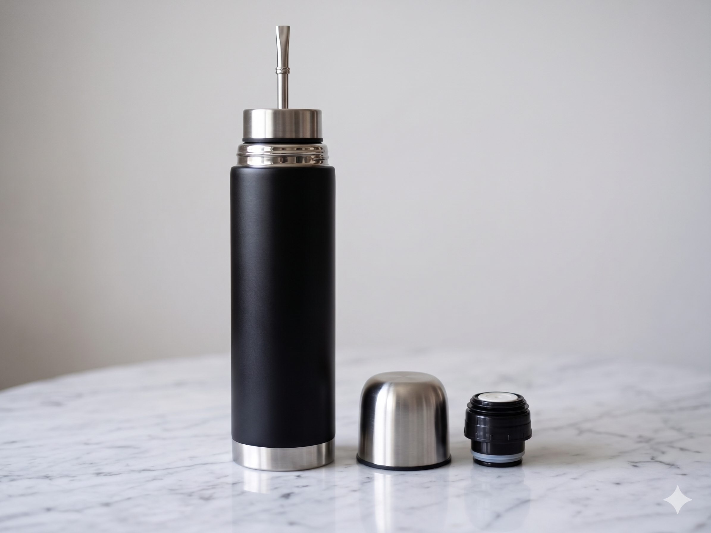 Termo Mate Listo Dual - Función Autocebante Y Termo Clásico Acero Inoxidable