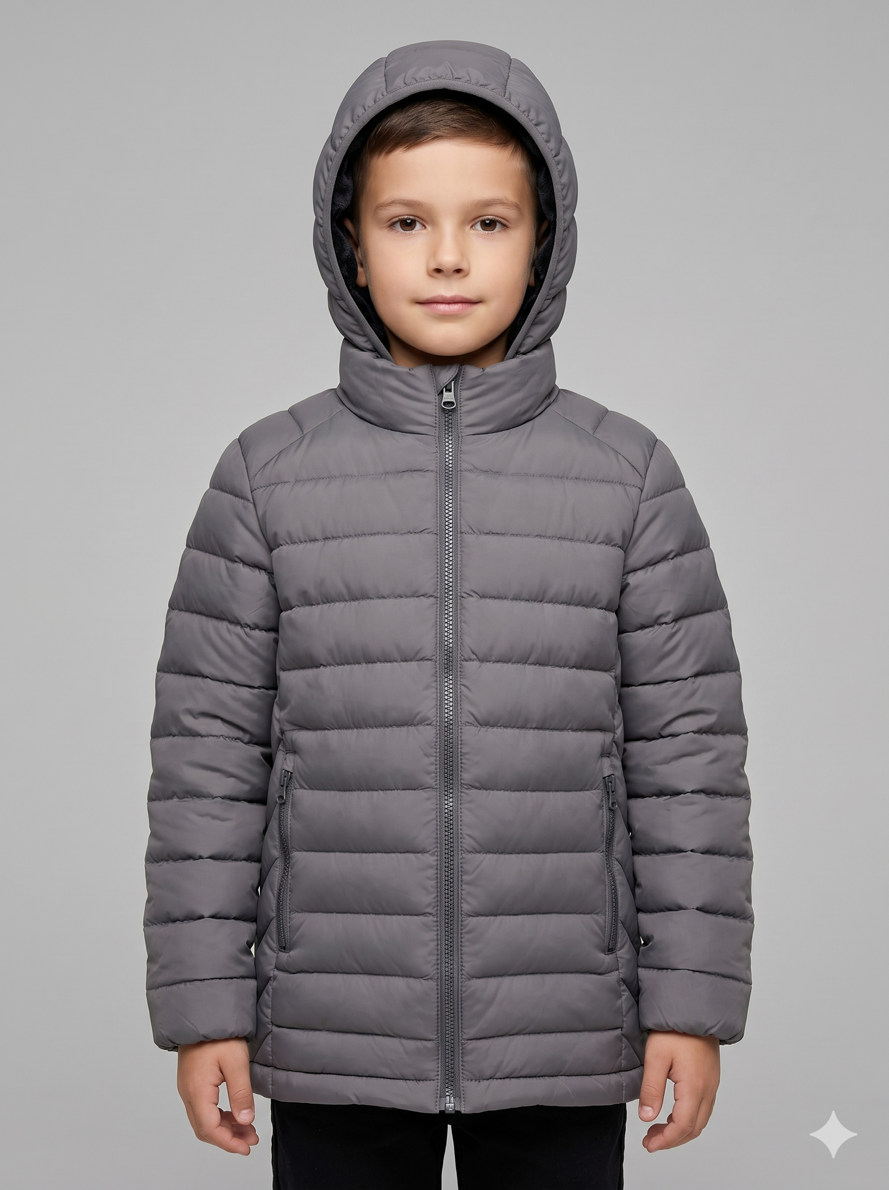 Campera Puffer Infantil Térmica: Abrigo Interior Soft y Capucha Desmontable - Imagen 5