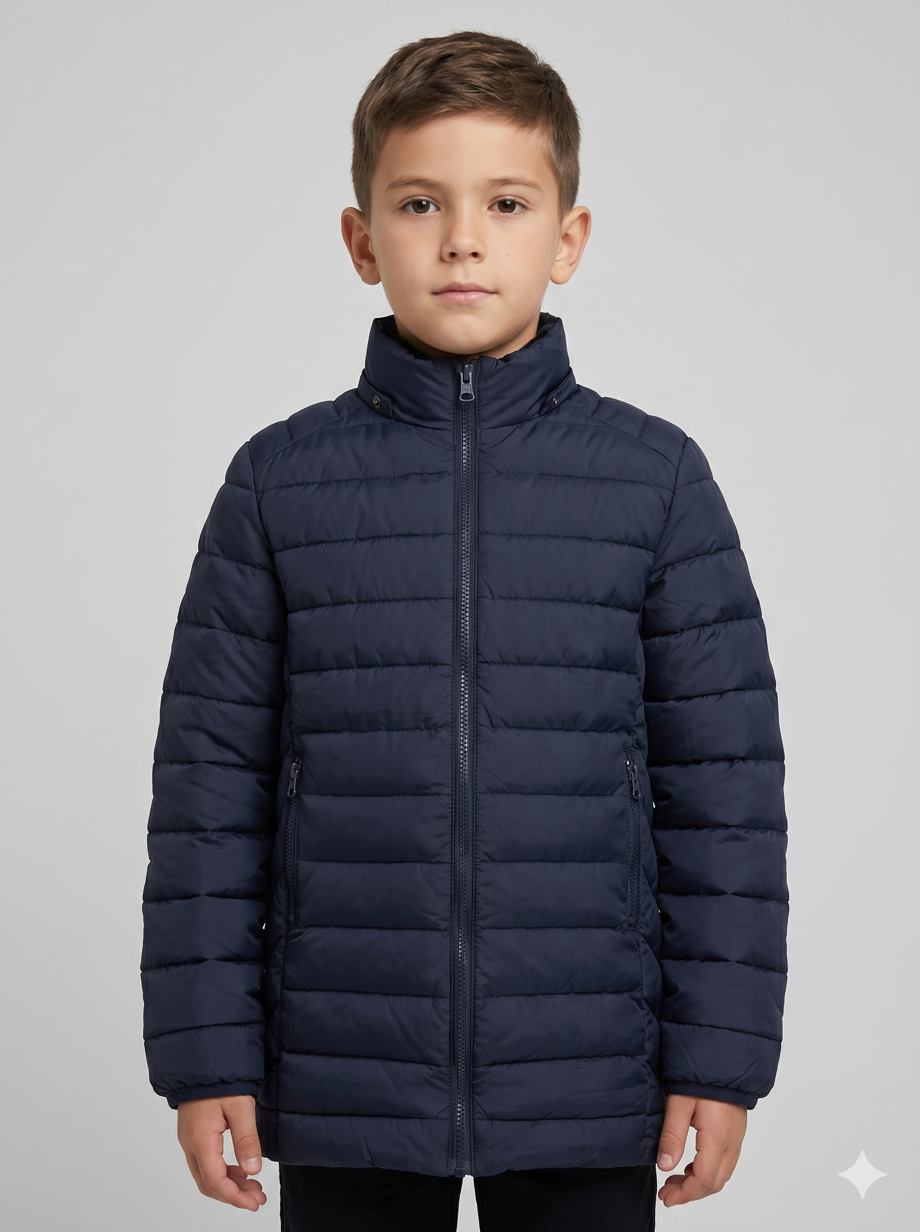Campera Puffer Infantil Térmica: Abrigo Interior Soft y Capucha Desmontable - Imagen 2