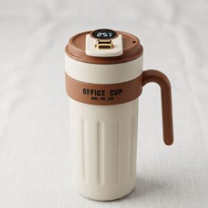 Vaso Térmico Inteligente "Office Cup" – Con Sensor de Temperatura Digital y Diseño Premium