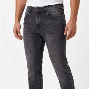 Jean Clásico Gris Oscuro para Hombre – Corte Slim Fit "Graphite Wash"