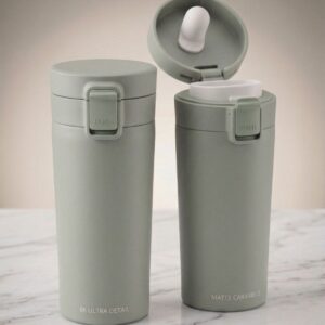 Vaso Térmico One-Touch "Matte Series" – El compañero ideal para tu café diario