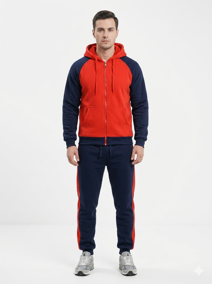 Set Deportivo Invierno Hombre - Algodón Premium Con Friza Soft H01093 - Mod2
