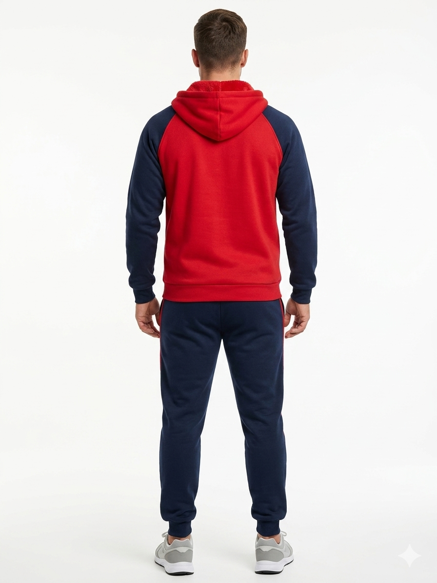 Set Deportivo Invierno Hombre - Algodón Premium Con Friza Soft H01093 - Mod2 - Imagen 3