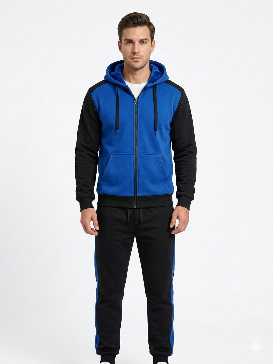 Set Deportivo Invierno Hombre - Algodón Premium Con Friza Soft H01093 - Mod2 - Imagen 4