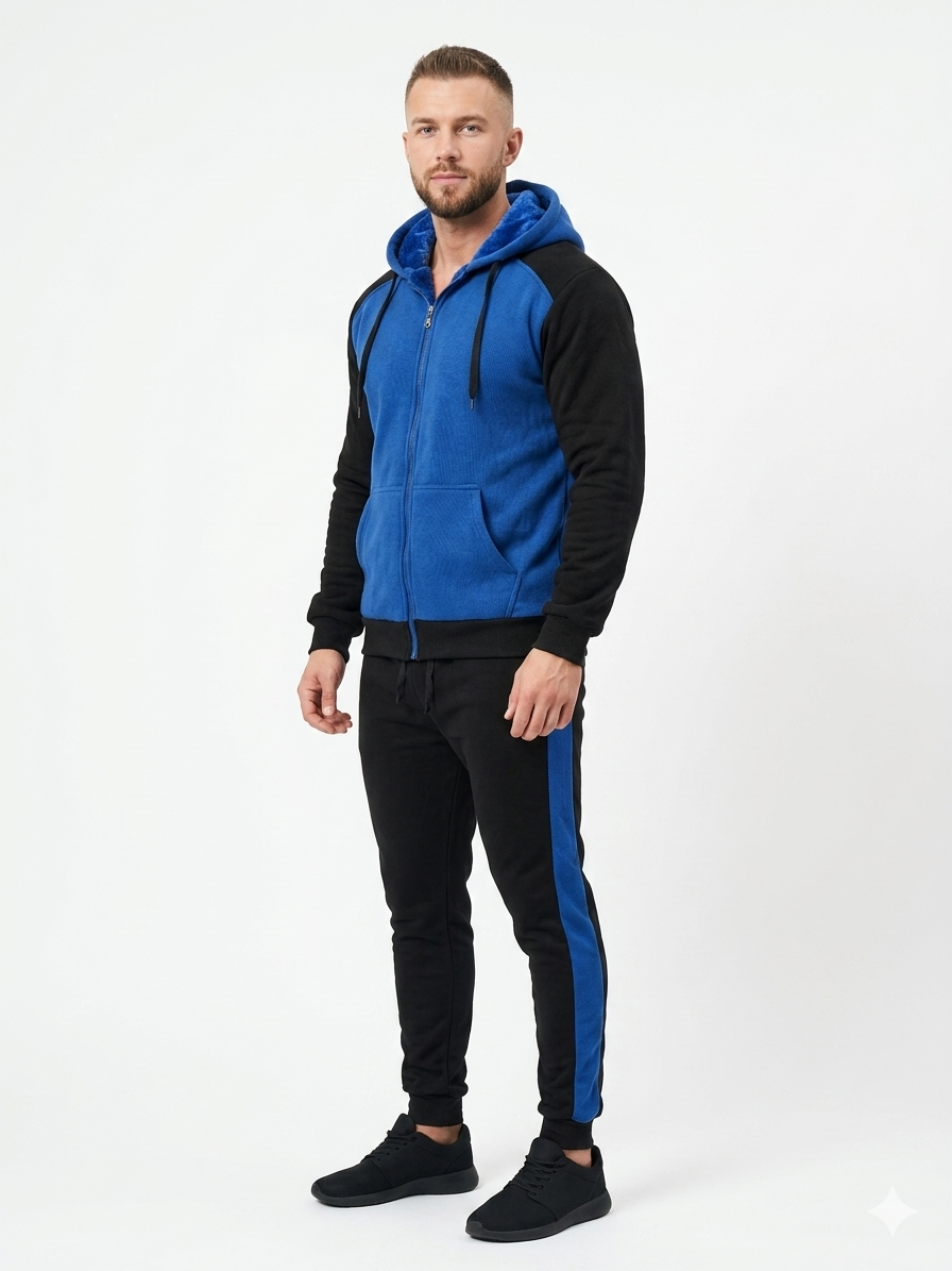 Set Deportivo Invierno Hombre - Algodón Premium Con Friza Soft H01093 - Mod2 - Imagen 5