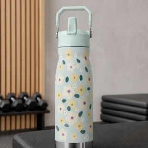 Botella Térmica Deportiva de 800ml con Pico y Asa - Diseños Exclusivos