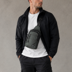 Riñonera Cruzada Urbana para Hombre | Multi-Bolsillos