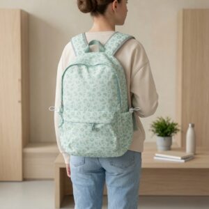 Mochila Juvenil Estampada con Bolsillo Frontal