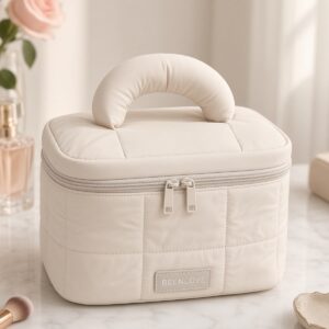 Neceser Acolchado con Asa – Diseño Amplio y Elegante