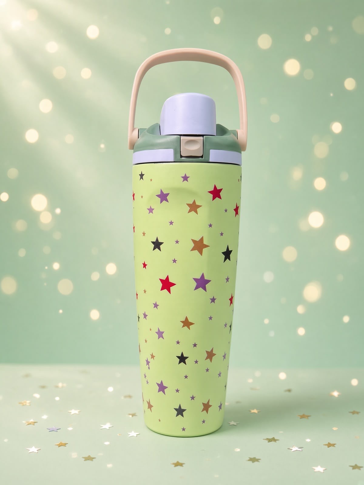 Botella Térmica 900 ml con Asa y Diseños Estampados - Imagen 5