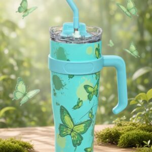 Quencher Estampado 1200 ml con Asa y Sorbete
