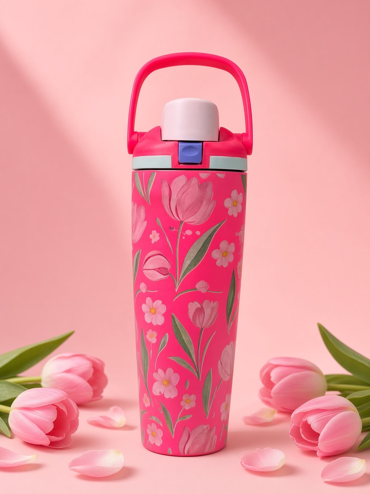 Botella Térmica 900 ml con Asa y Diseños Estampados - Imagen 3