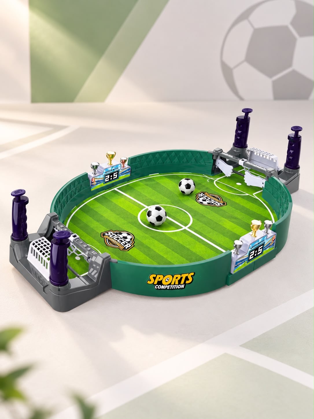 Football Battle – Juego de Fútbol de Mesa para 2 Jugadores ⚽🏆