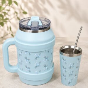 Kit Tereré 1500 ml con Vaso y Bombilla
